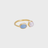 Pearl & Aquamarine Ring
