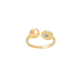 Pearl & Aquamarine Ring
