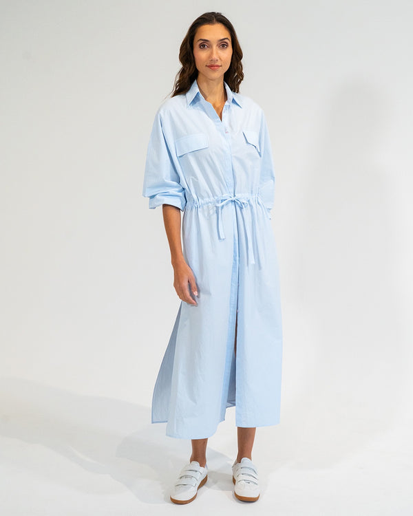 Daytona Shirt Dress - Sky