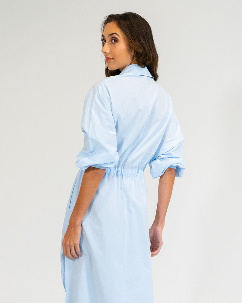 Daytona Shirt Dress - Sky