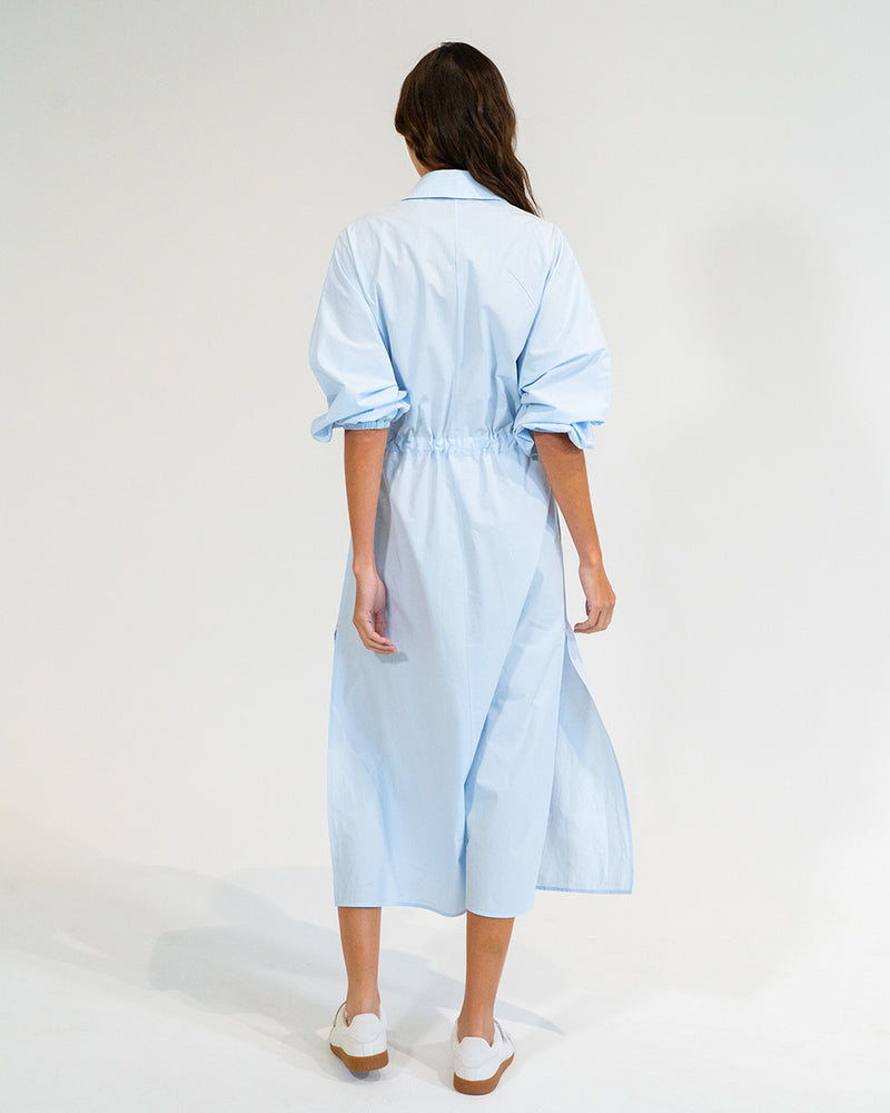 Daytona Shirt Dress - Sky