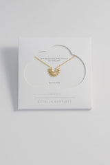 Half Burst Necklace - Gold Plated