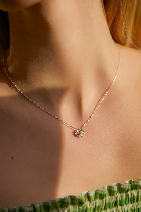 Wildflower Necklace - Silver Plated