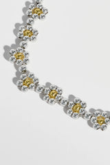 Daisy Chain Amelia Bracelet Gold and Silver Plated