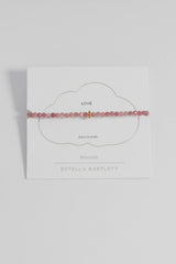 Pink Tourmaline CZ Disc Amelia Bracelet