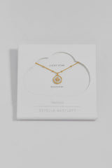 Lucky Star Mother-of-Pearl Coin Necklace