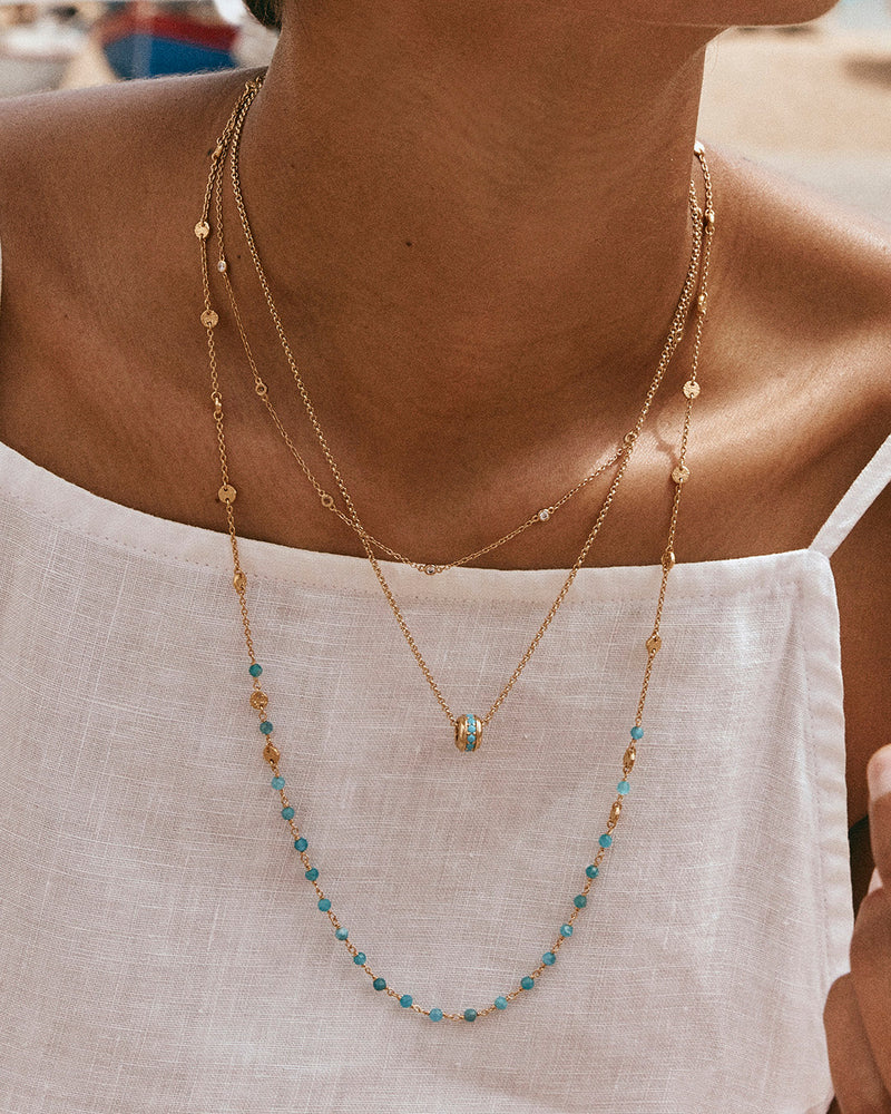 Blue Grotto Antique Necklace