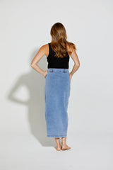 Ginsberg Midi Button Skirt - LW