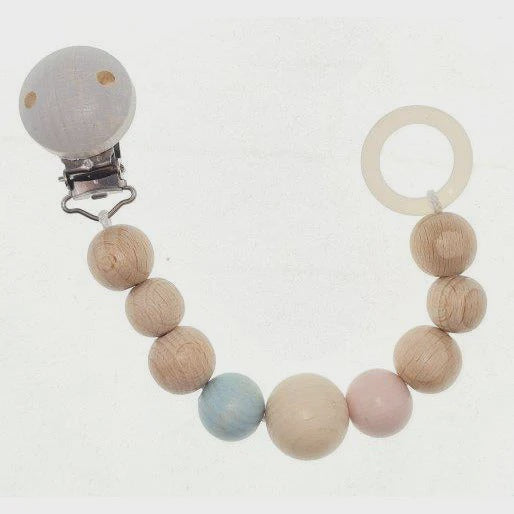 Dummy Chain Natural Pink and Blue