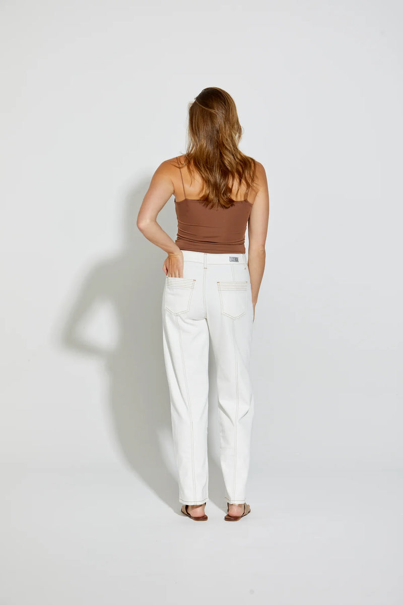 Holborn Wide Leg Jeans - Milk