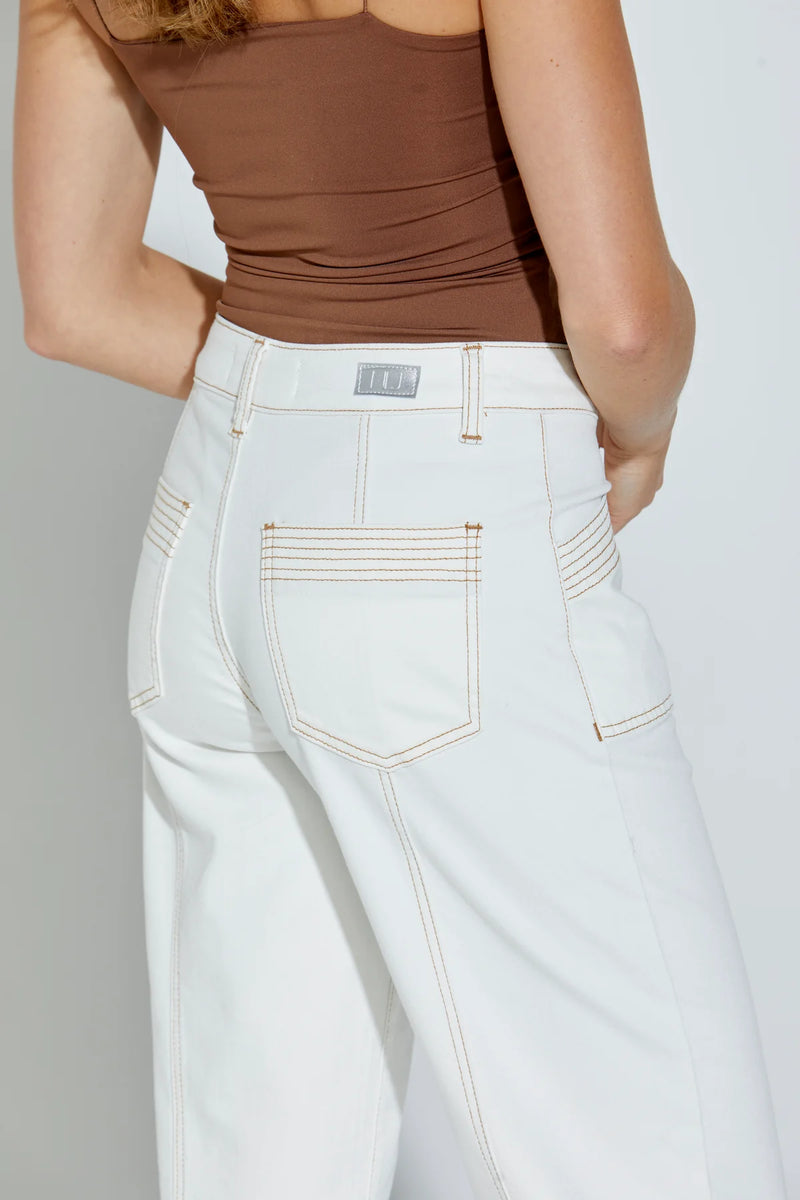 Holborn Wide Leg Jeans - Milk