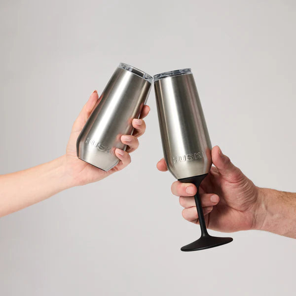 Huski Champagne Flute - Black