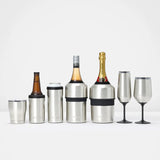 Huski Champagne Flute - Brushed Stainless