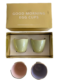 Good Morning Egg Cup Set of 2 - Lilac