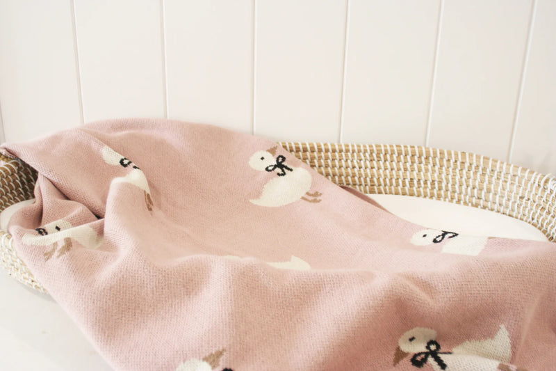 Duck Baby Blanket Petal