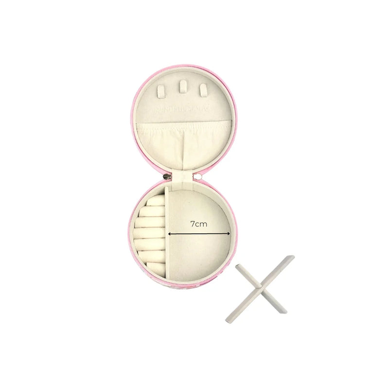 Round Jewellery Case - Ivy