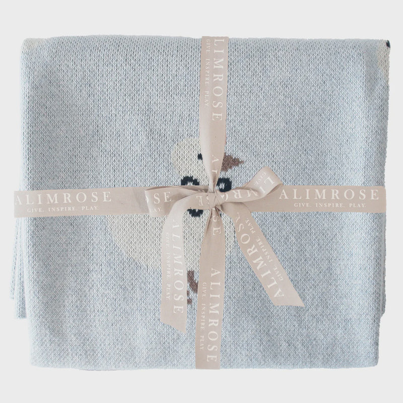 Duck Baby Blanket Blue