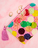 Confetii Pink Velvet Cosmetics Purse