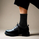 Klue Glitter Lurex Socks - Black