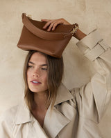 Leyton Crossbody - Tan Saffiano