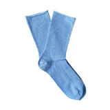 Klue Glitter Lurex Socks - Light Blue