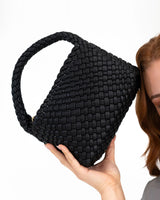 Linton Crossbody - Black Plait