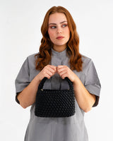 Linton Crossbody - Black Plait