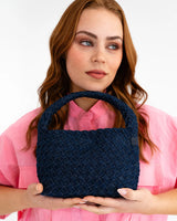 Linton Crossbody - Dark Denim Plait