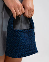 Linton Crossbody - Dark Denim Plait