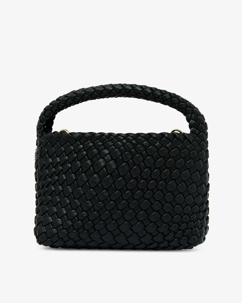 Linton Crossbody - Black Plait