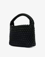 Linton Crossbody - Black Plait