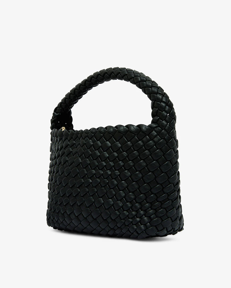 Linton Crossbody - Black Plait