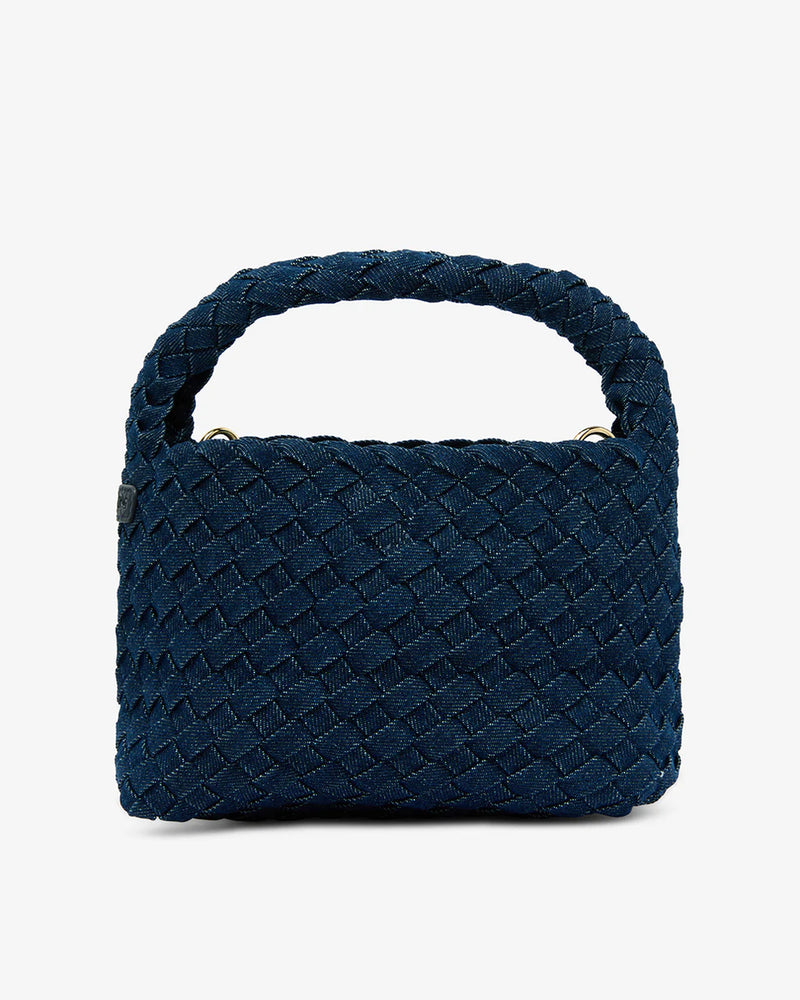 Linton Crossbody - Dark Denim Plait