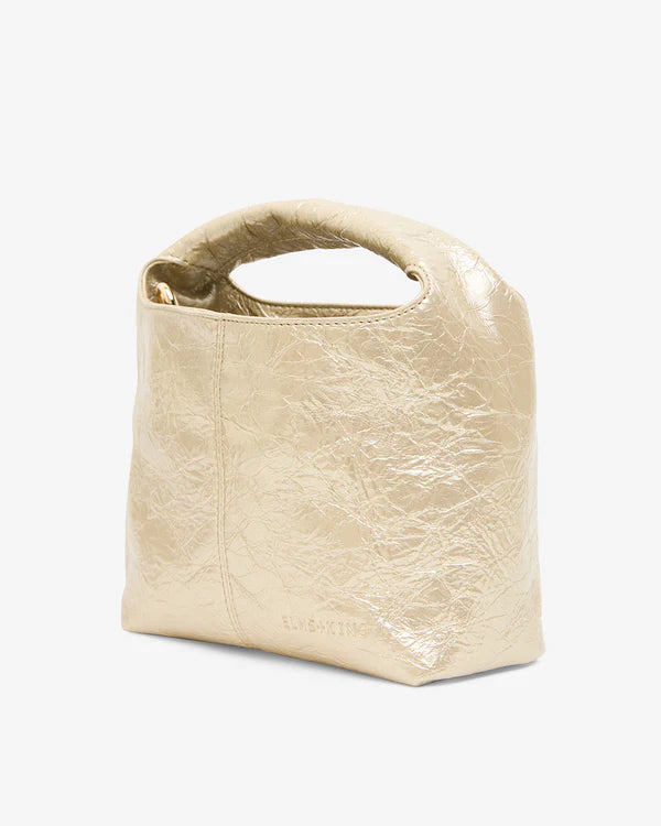 Linton Crossbody - Light Gold Crinkle