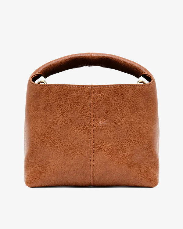 Linton Crossbody - Tan Pebble