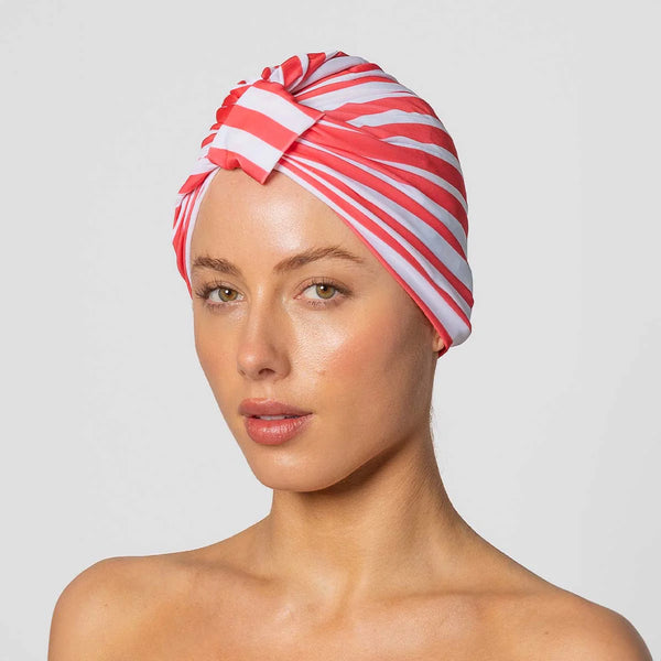 AMELIE shower cap in Pink Cabana