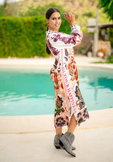 Midi Dress  Boheme Glamour