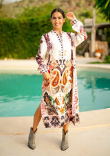Midi Dress  Boheme Glamour