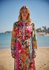 Mididress Mosaic Flowers
