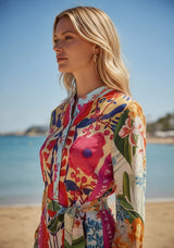 Mididress Mosaic Flowers