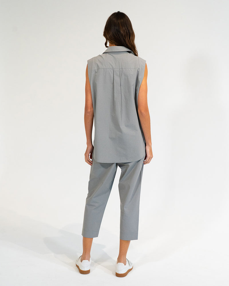 Maui Sleeveless Shirt - Khaki