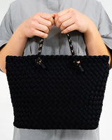 Michigan Tote - Black Neo Plait