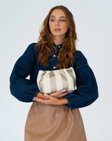 Monty Crossbody - Gold Stripe