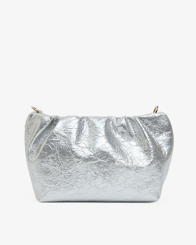 Monty Crossbody - Silver Crinkle