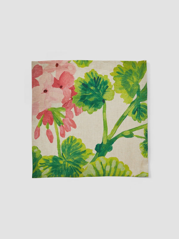 Geranium Multi Linen Napkins (set of 4)