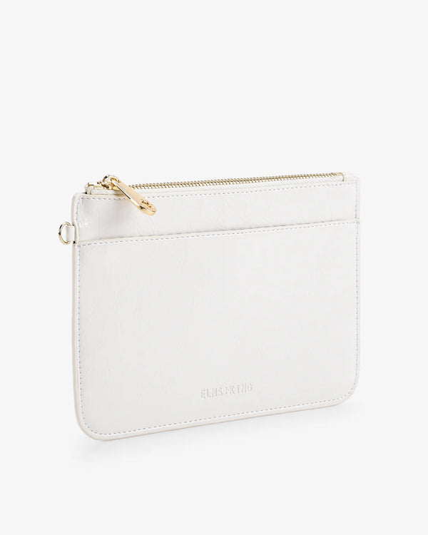 Nevada Pouch - White Crinkle