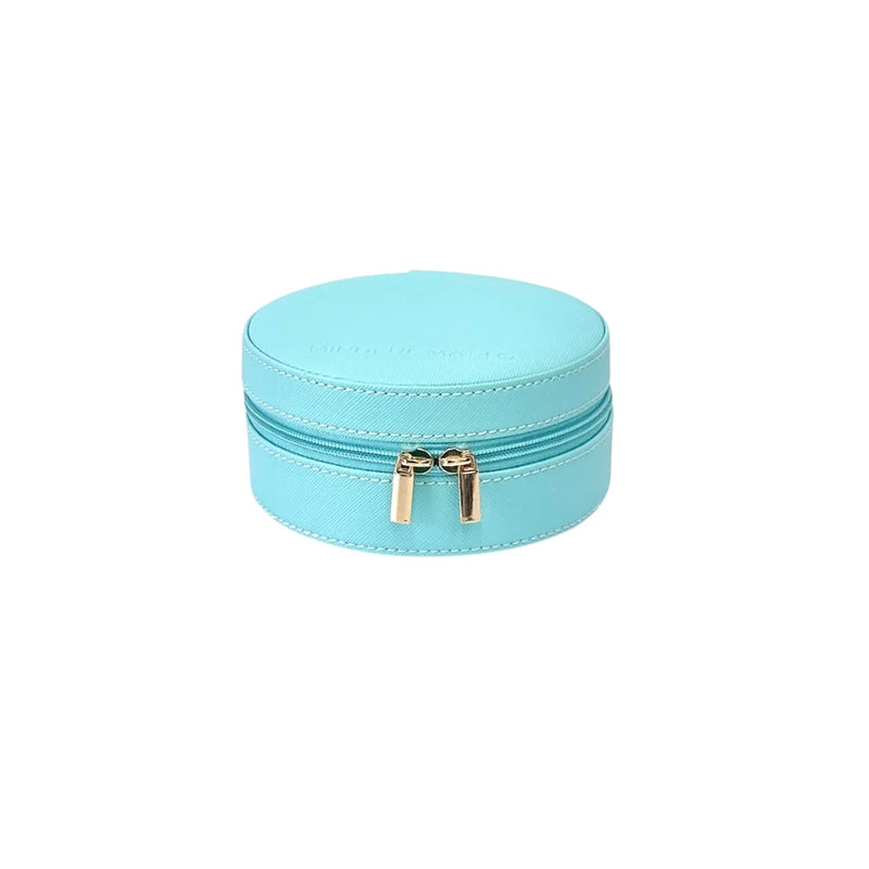 Round Jewellery Case - Ocean