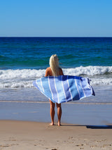 Sorrento Turkish Beach Towel - Sky