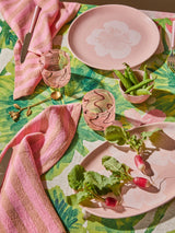 Jardin Pink Oval Plate