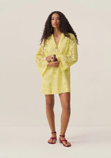 Lotus Mini Dress - Canary
